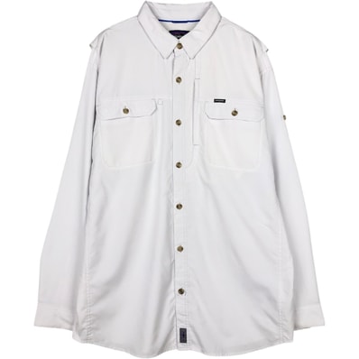 古着 パタゴニア Patagonia 54259FA18 Men's Long-Sleeved Sol Patrol II Shirt リップストップ 隠しボタンダウン 長袖 フィッシングシャツ メンズL相当/eaa669040