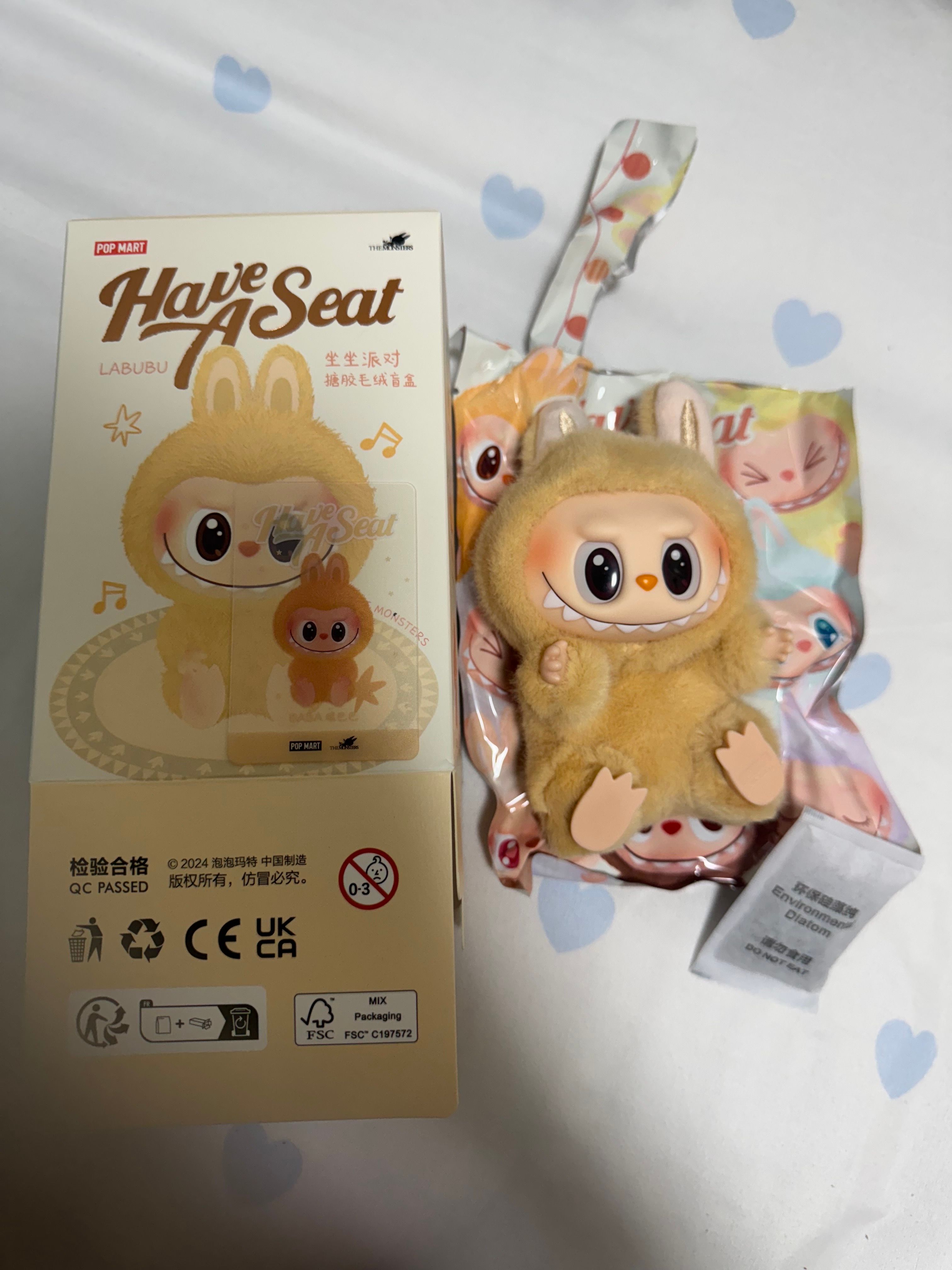 POP MART THE MONSTERS (LABUBU) Have a Seat Plush Series BABA