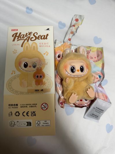 POP MART THE MONSTERS (LABUBU) Have a Seat Plush Series BABA