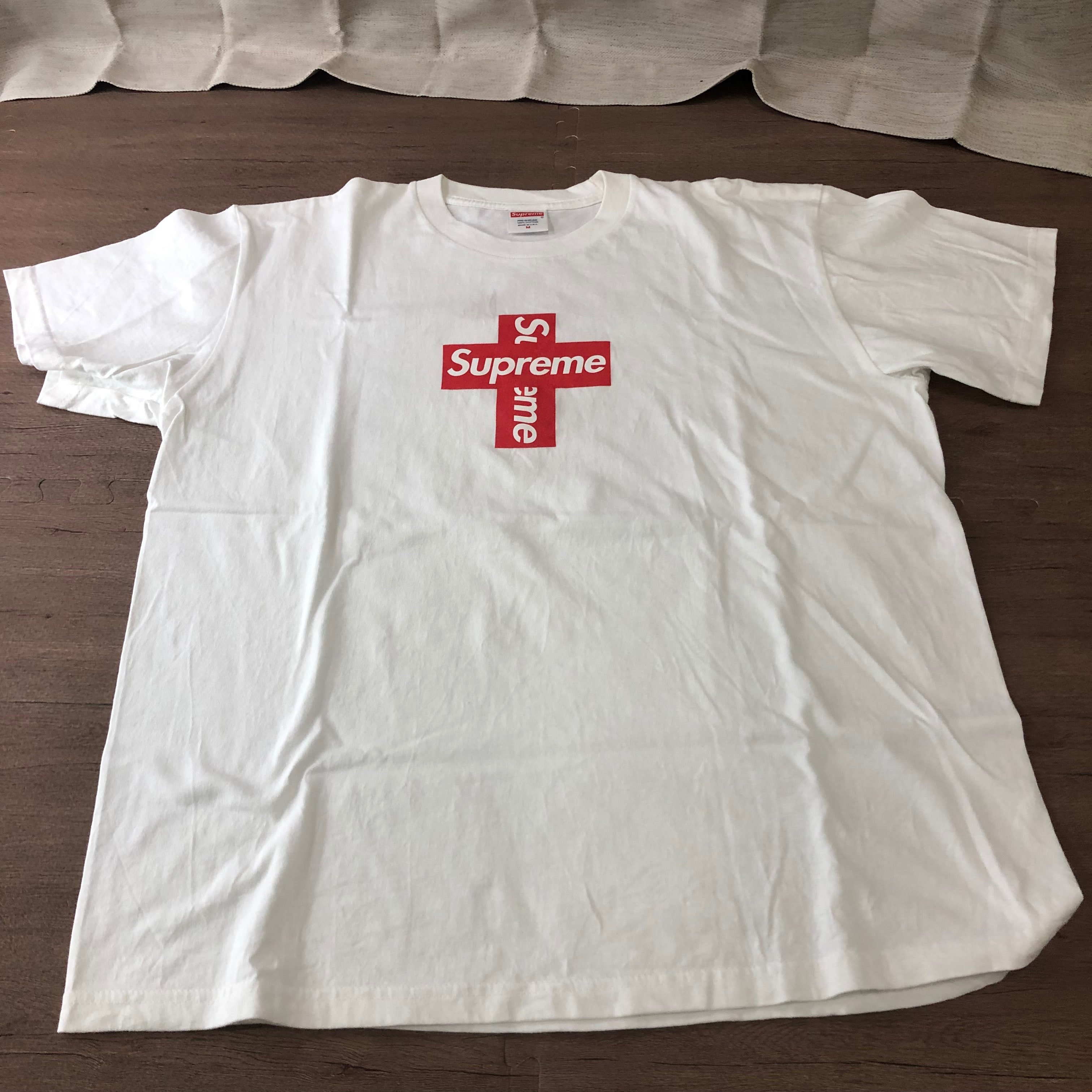 Supreme Cross Box Logo Tee "White"