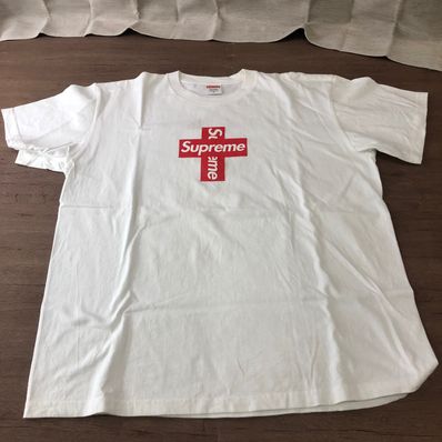 Supreme Cross Box Logo Tee "White"