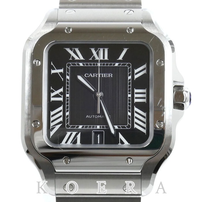 CARTIER カルティエ サントス ドゥ カルティエ ラージ 腕時計 自動巻き WSSA0096 メンズ【中古】【美品】