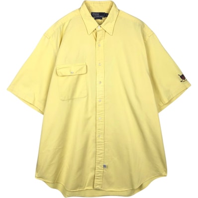 古着 ラルフローレン Ralph Lauren POLO by Ralph Lauren 半袖 コットンシャツ メンズXL相当/eaa660926