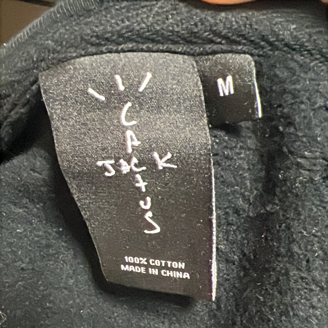 Travis Scott Cactus Jack For Fragment Skeleton Graffiti Full Zip Hoodie "Black"