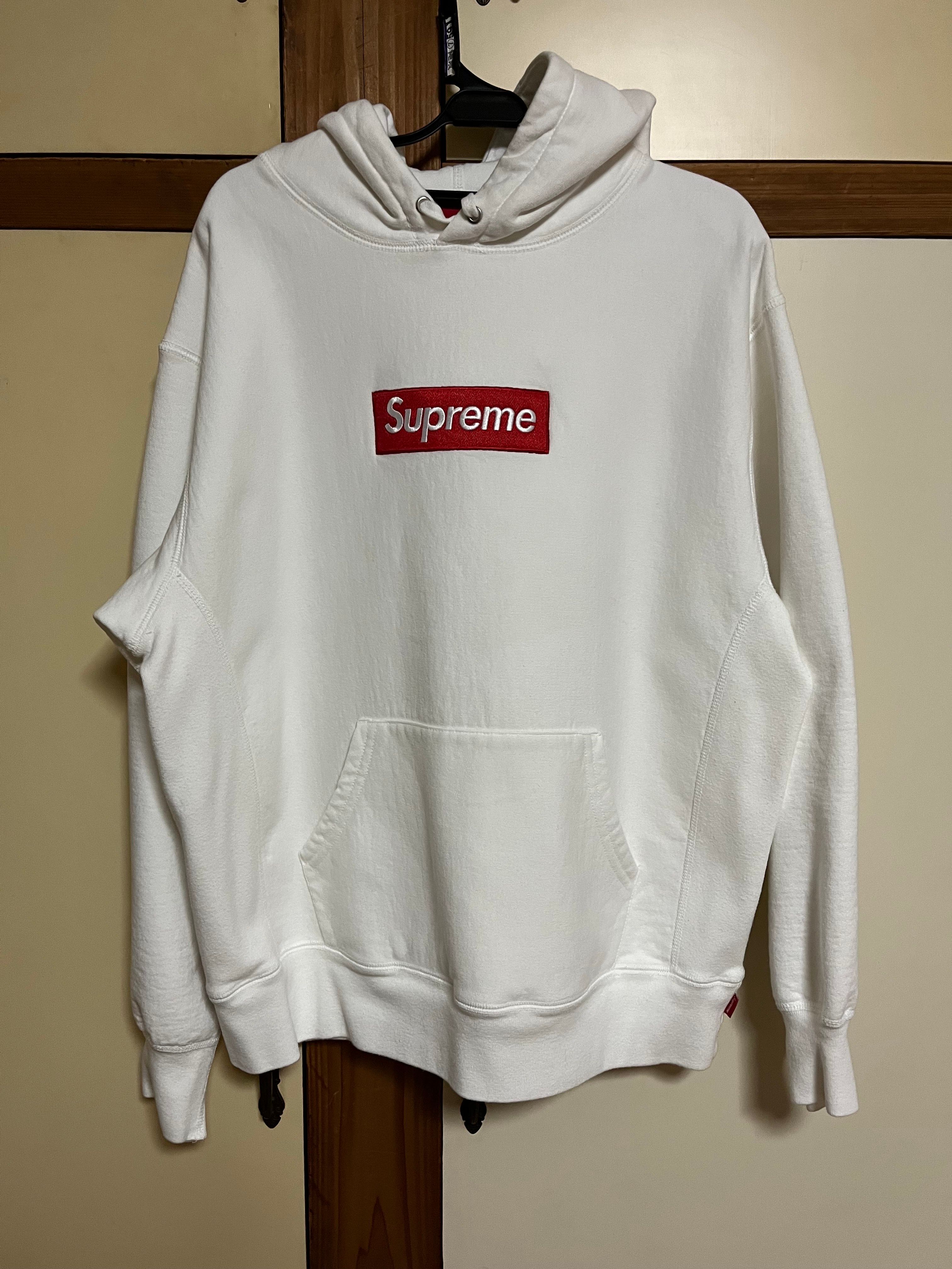 Supreme Box Logo Hooded Sweatshirt "White" (21FW)