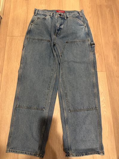 Supreme Double Knee Painter Pant "Washed Indigo" (24FW)