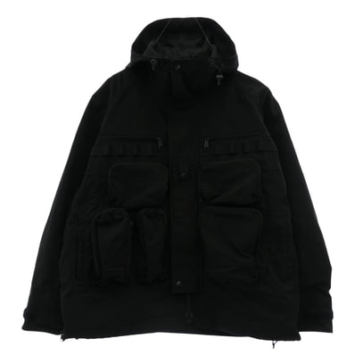 JUNYA WATANABE COMME des GARCONS ジュンヤワタナベコムデギャルソン ジャケット 23AW JL-J015 マルチポケット ナイロン ジップアップ ジャケット ブラック系 S【中古】