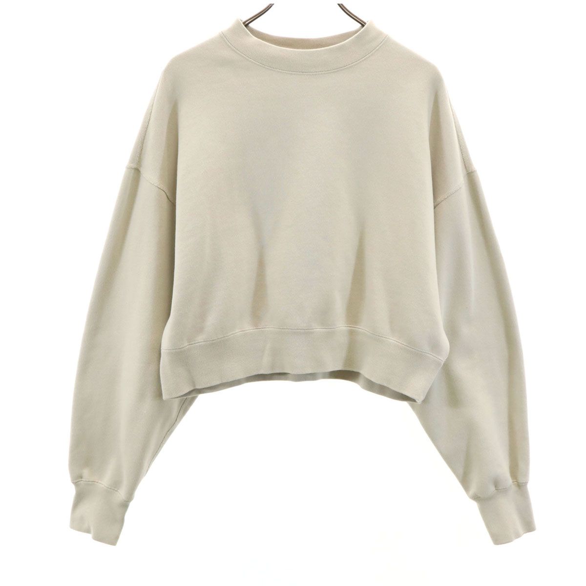 Mila Owen 長袖 ショート丈 スウェット トレーナー