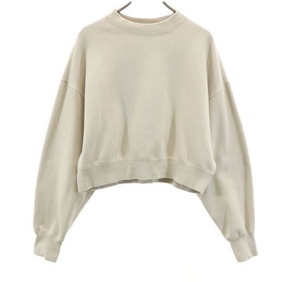 Mila Owen 長袖 ショート丈 スウェット トレーナー