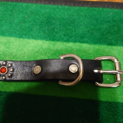 SAPEur x HTC Narrow Flower Belt "Black"