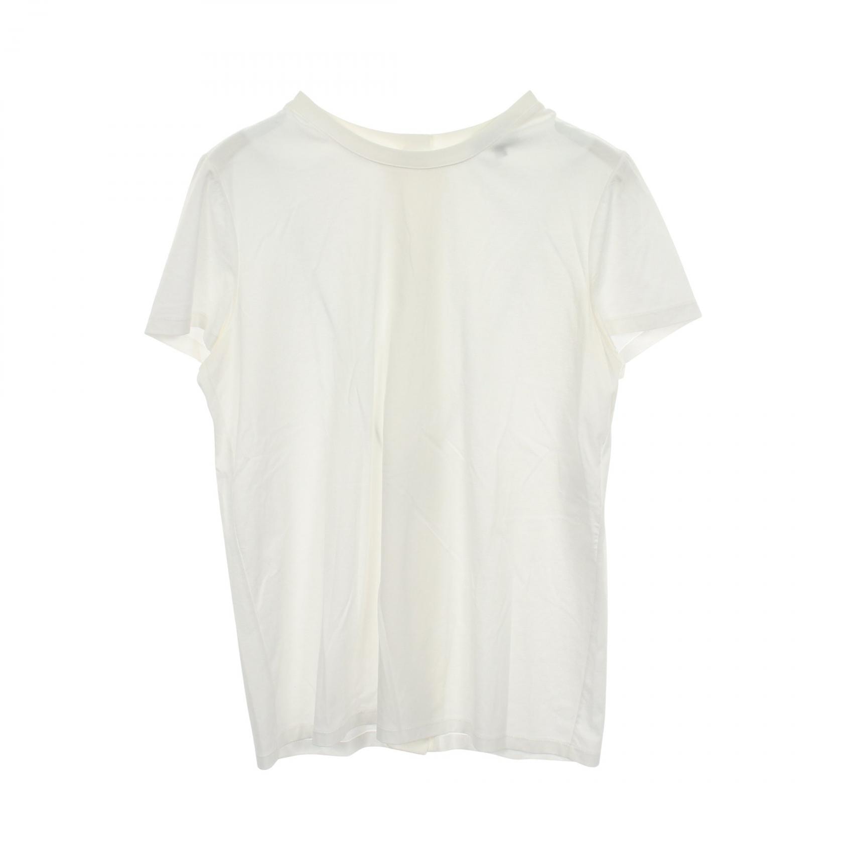 シャネル CHANEL ココマークボタン 半袖Tシャツ 衣料品 トップス コットン レディース ホワイト系 【中古】