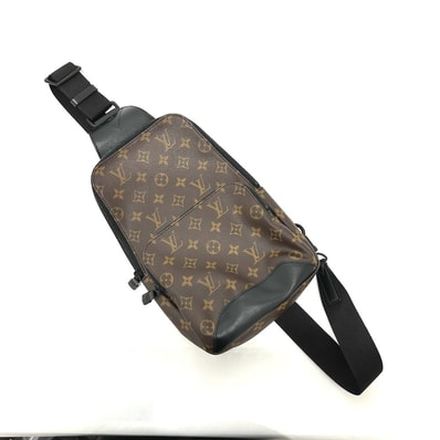 ルイヴィトン LOUIS VUITTON アヴェニュー スリングバッグ M45897 モノグラムマカサー クロスボディ カバン ボディバッグ モノグラムマカサーキャンバス ブラウン