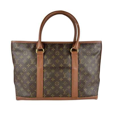 ルイ ヴィトン LOUIS VUITTON ハンドバッグ モノグラム ウィークエンド モノグラムキャンバス ブラウン ゴールド ユニセックス M42425【中古】 z7983