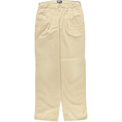 古着 ラルフローレン Ralph Lauren POLO by Ralph Lauren ツータック チノパンツ メンズw33相当/eaa608481