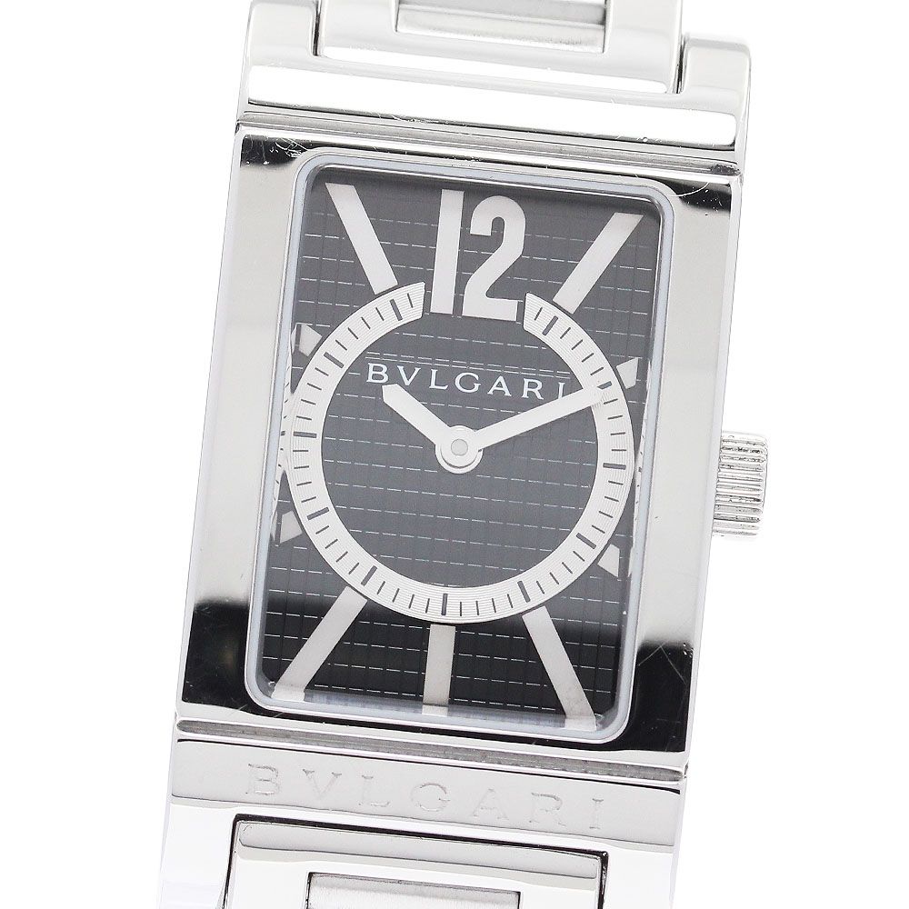 ★箱・保 ブルガリ レッタンゴロ  RT39S クォーツ レディース 【中古】