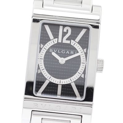 ★箱・保 ブルガリ レッタンゴロ RT39S クォーツ レディース 【中古】