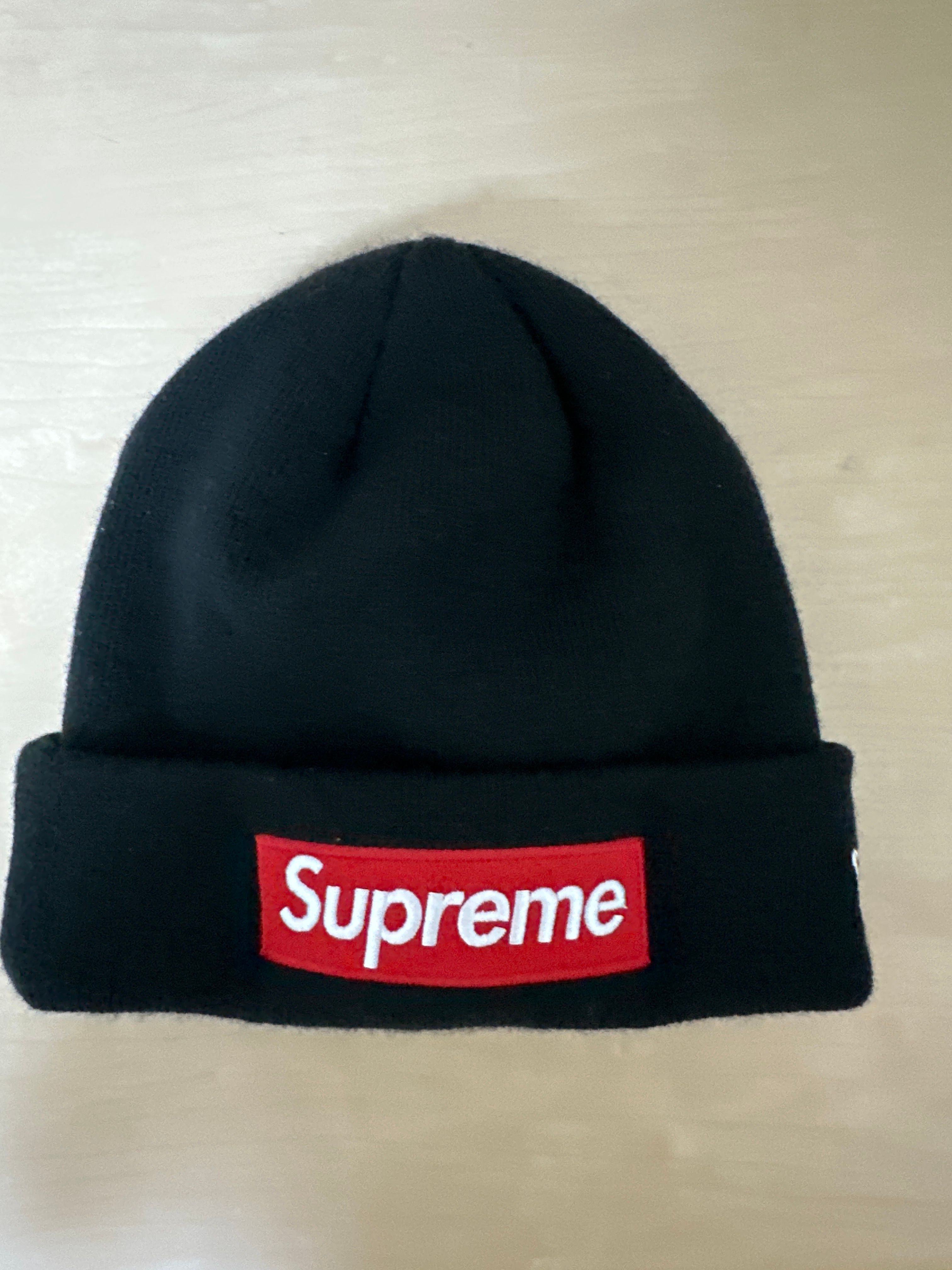 Supreme New Era Box Logo Beanie "Black"