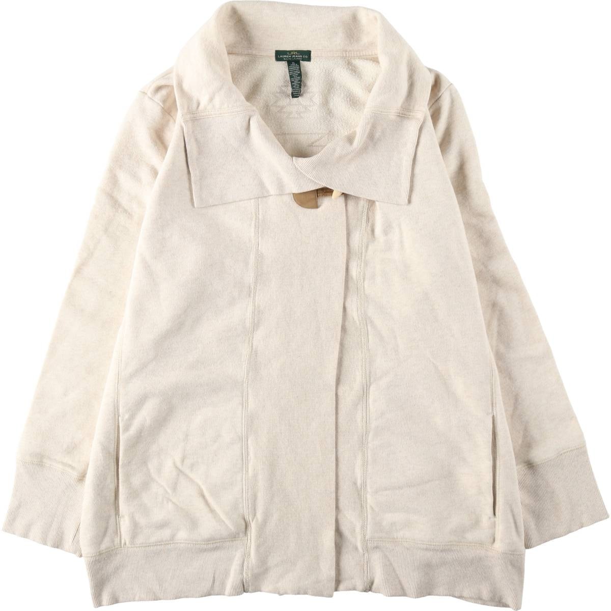古着 ラルフローレン Ralph Lauren LRL LAUREN JEANS COMPANY ネイティブ柄 ショールカラー ニットジャケット レディースXL相当/eaa635566