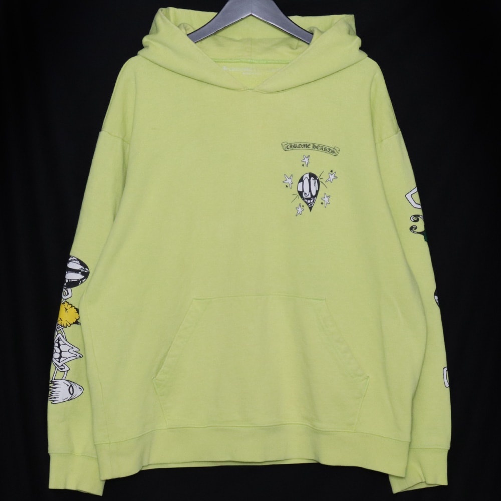 Chrome Hearts PPO Hardware HD Matty Boy Print Pullover Hoodie "Green"