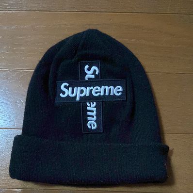 Supreme New Era® Cross Box Logo Beanie "Black"
