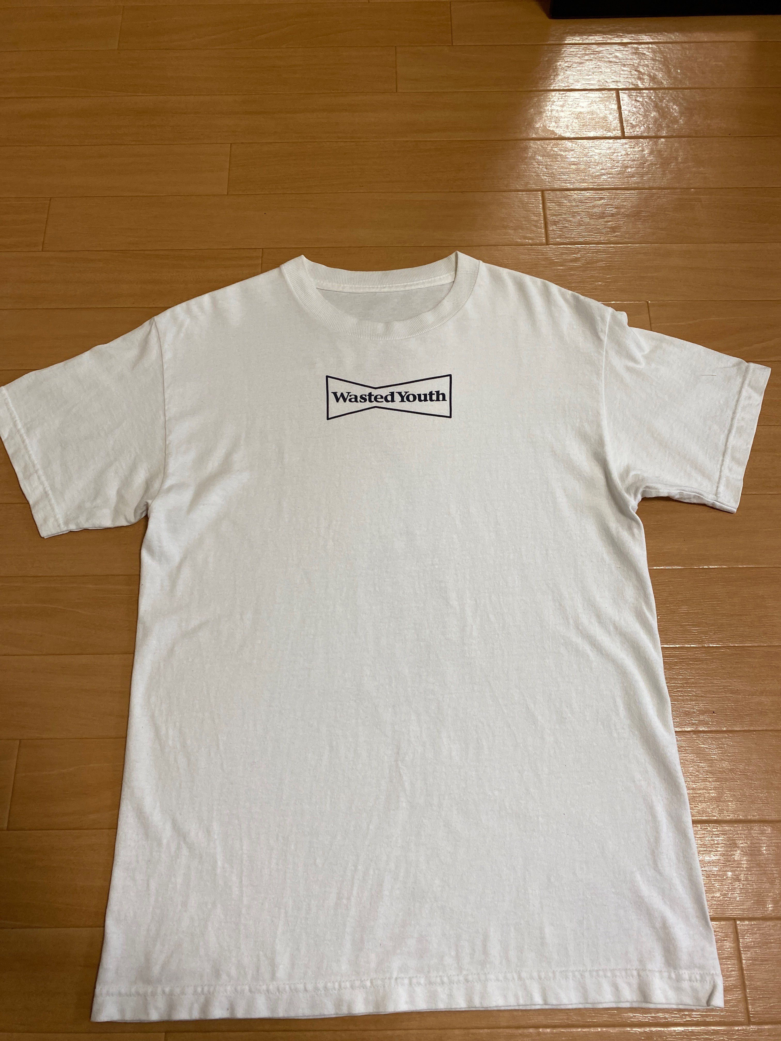 Wasted Youth FLOWER CAN TEE "White" / VERDY