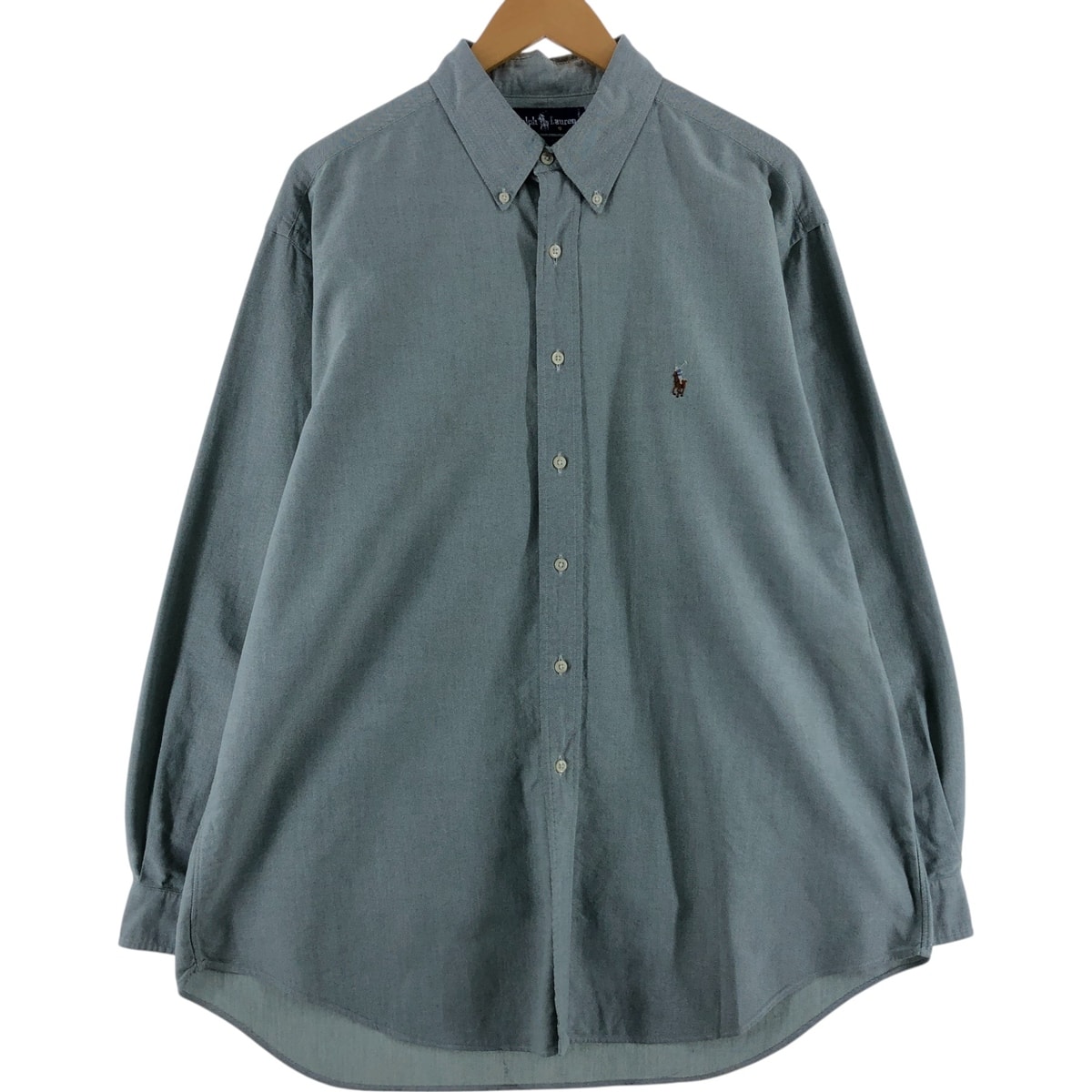 古着 ラルフローレン Ralph Lauren YARMOUTH 長袖 ボタンダウンシャツ メンズXL相当/eaa526811