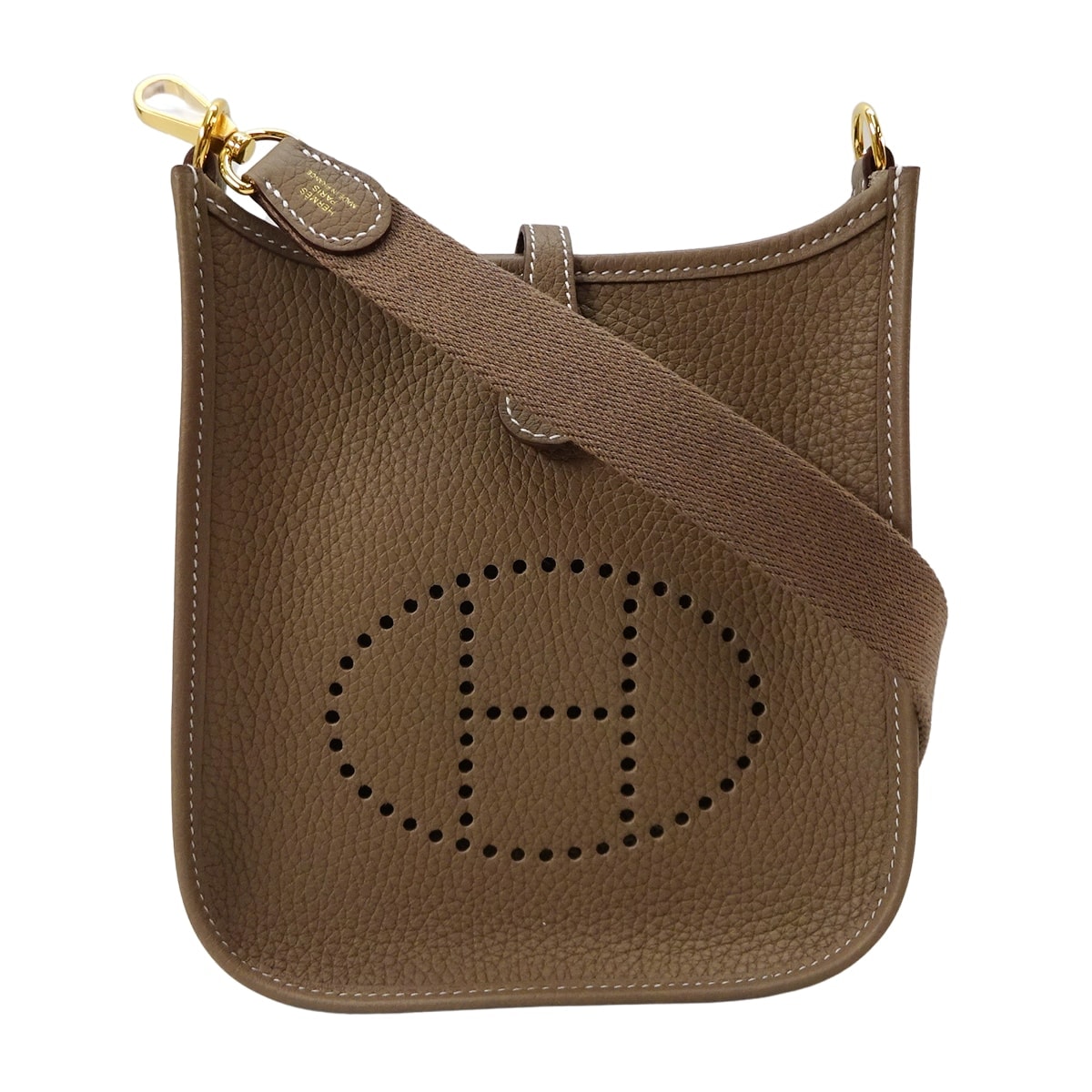 HERMES エルメス ショルダーバッグ エヴリン(エブリン) 16 TPM エトープ (エトゥープ) トリヨンクレマンス ゴールド金具 K刻印 新品