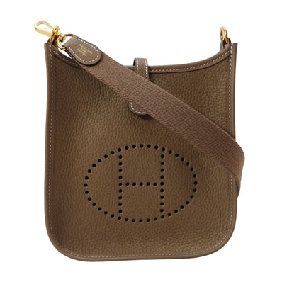 HERMES エルメス ショルダーバッグ エヴリン(エブリン) 16 TPM エトープ (エトゥープ) トリヨンクレマンス ゴールド金具 K刻印 新品