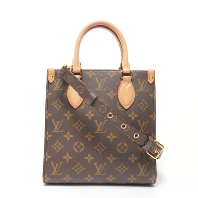 ヴィトン LV モノグラム サックプラ BB ハンドバッグ【中古】