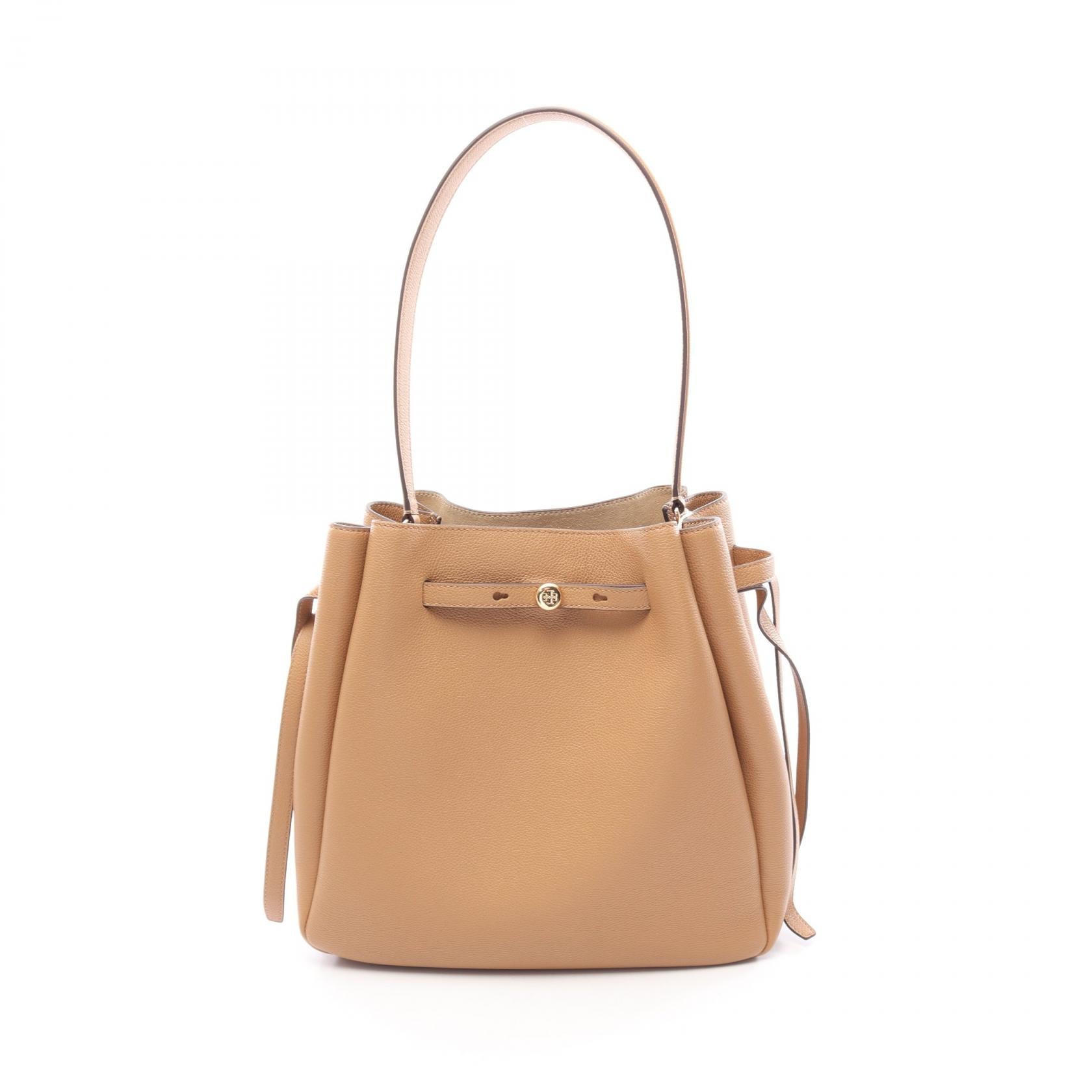 トリーバーチ Tory Burch ロミー ラージ バケットバッグ ショルダーバッグ バッグ レザー レディース ブラウン系 179986227 【新品】