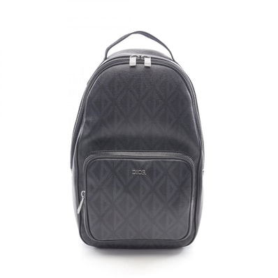 ディオール Dior ライダー ミニ スリングバッグ CDダイヤモンド ウエストバッグ ボディバッグ バッグ PVCコーティングキャンバス レザー メンズ ブラック系 / ネイビー系 【中古】