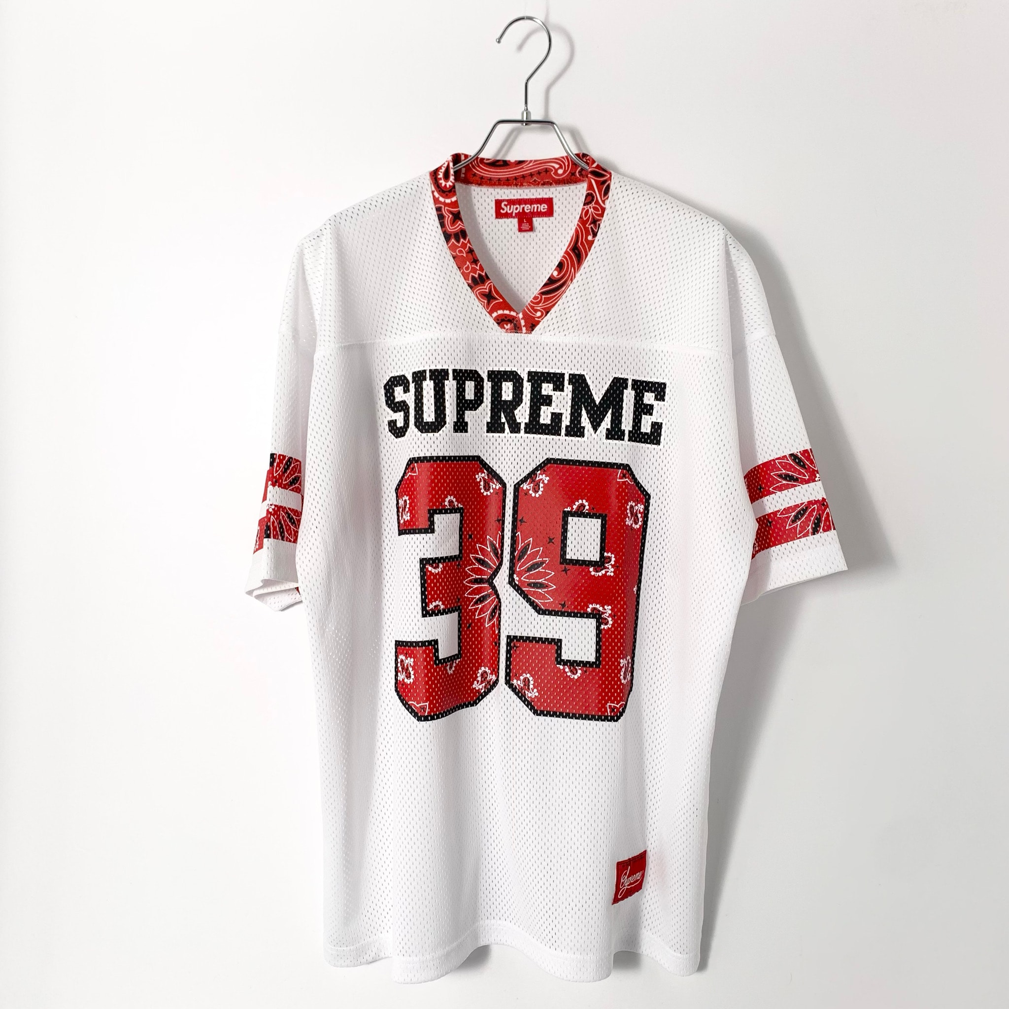 Supreme Bandana Football Jersey "White"