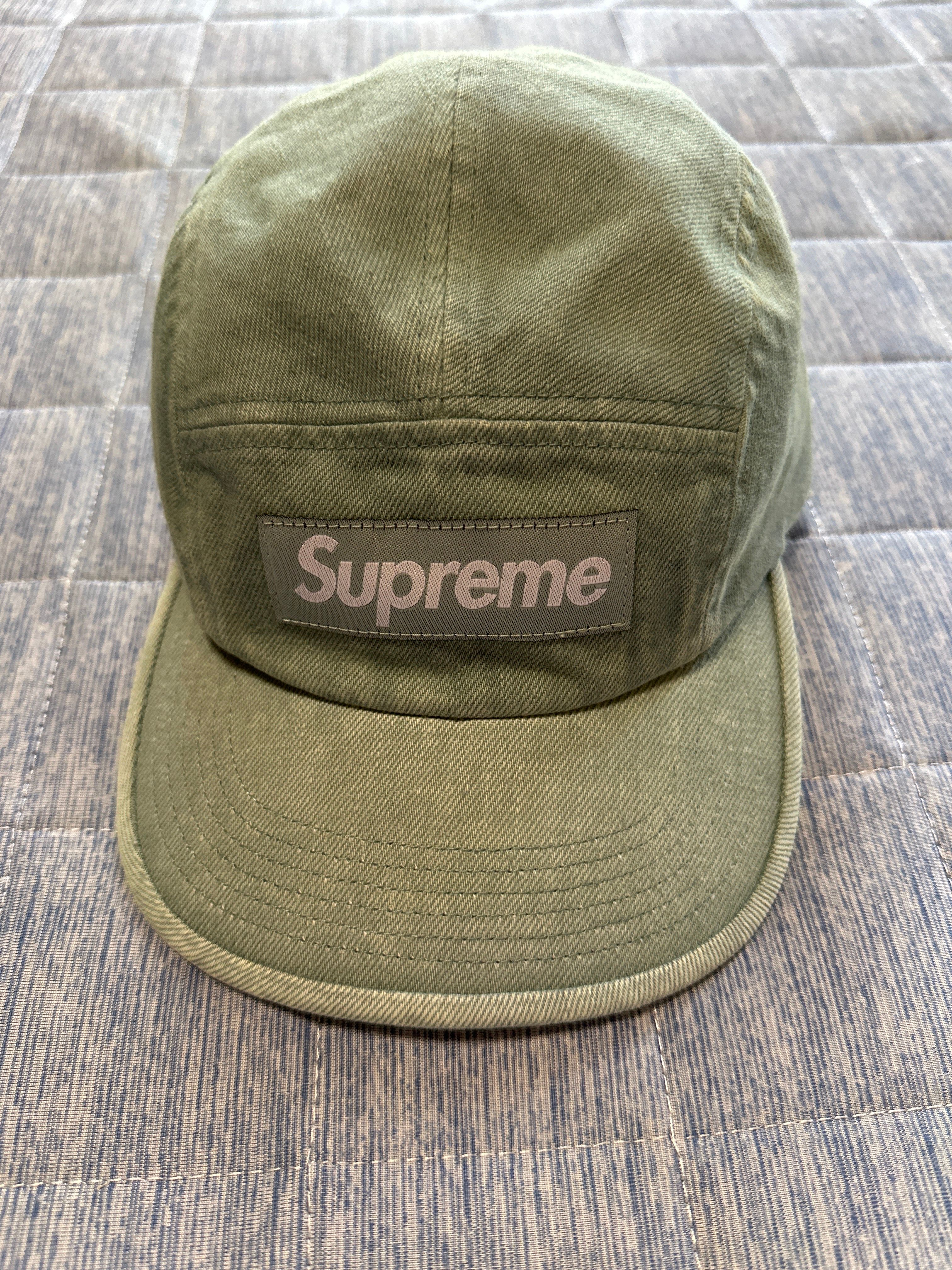 Supreme Denim Camp Cap "Mint" (24SS)