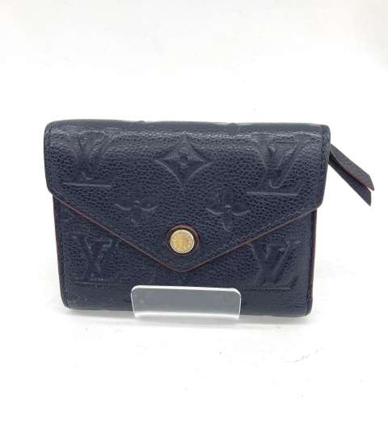 Louis Vuitton Victorine Wallet Monogram Empreinte "Marine Rouge"