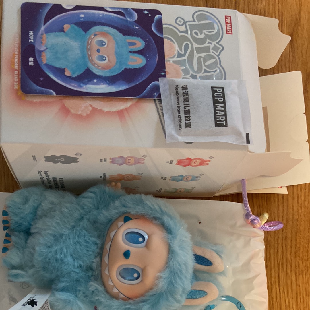 POP MART THE MONSTERS (LABUBU) Big into Energy Series Plush Pendant HOPE