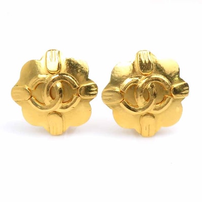 シャネル CHANEL イヤリング ココマーク メタル ゴールド レディース【中古】 e61066k