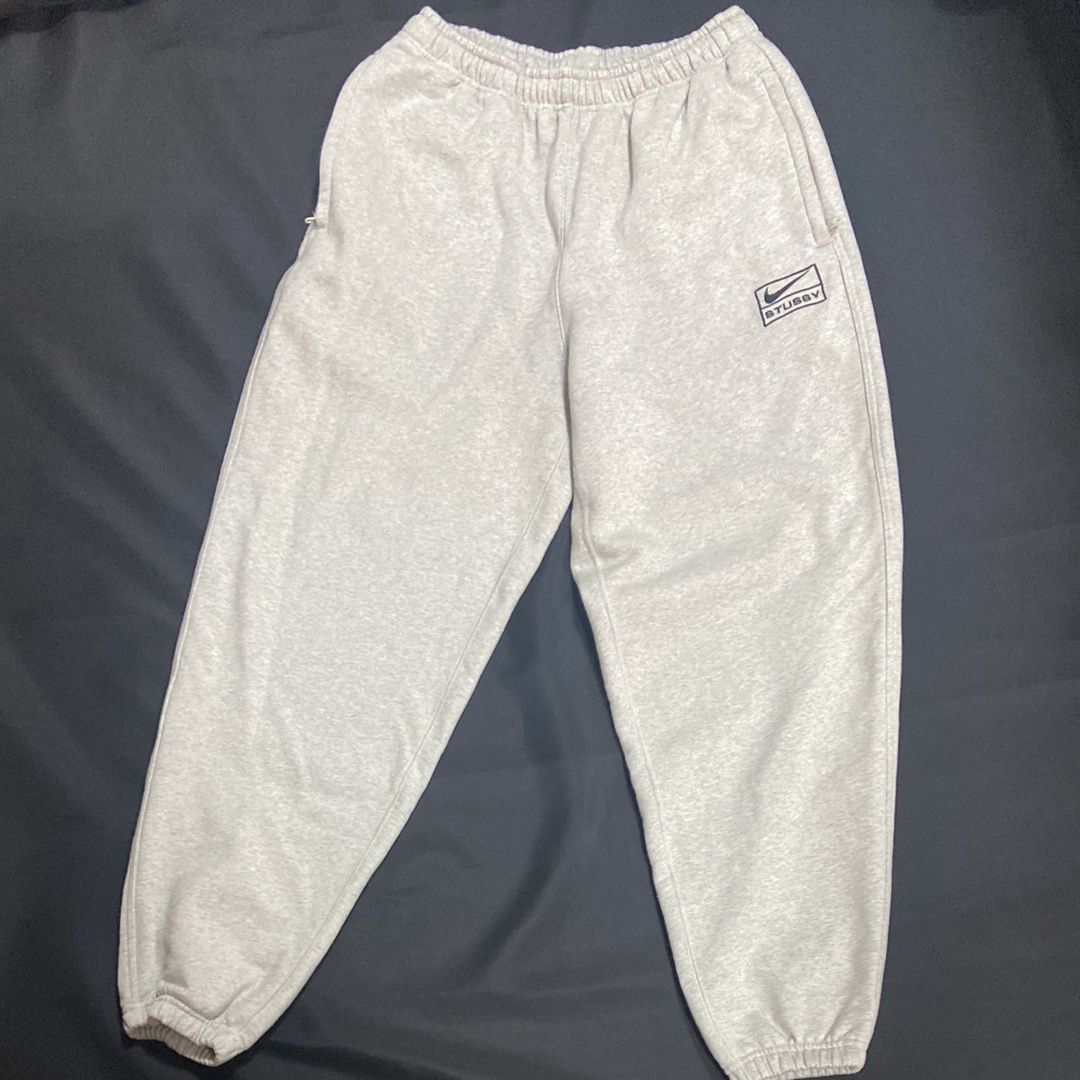 Stussy x Nike Fleece Pant "Grey Heather" (US Size) FN5231-050
