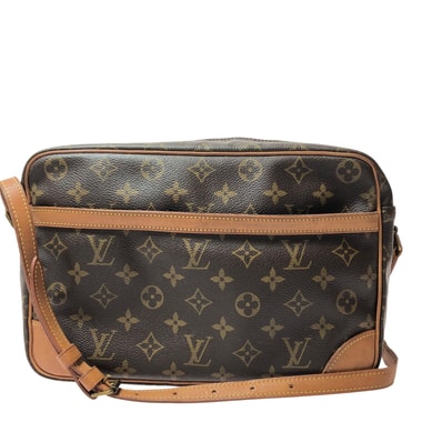 ▼▼LOUIS VUITTON ルイヴィトン ユニセックス ショルダーバッグ モノグラム トロカデロ30 ポケット内側張替え M51272 ブラウン