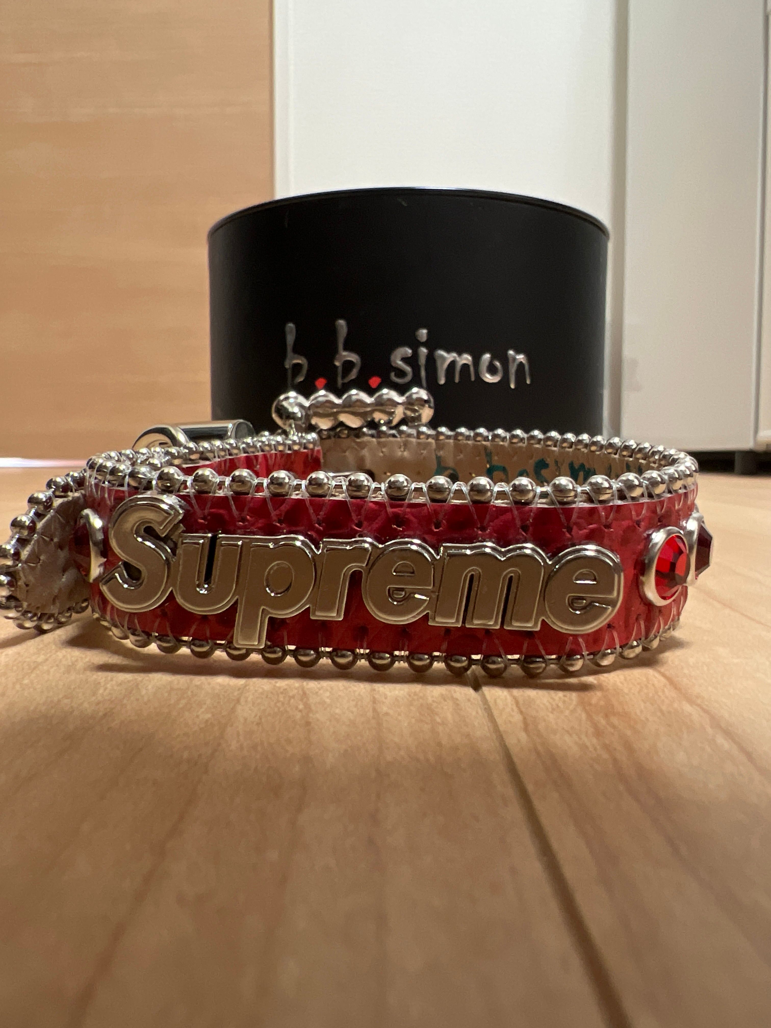 Supreme / B.B. Simon Studded Dog Collar 