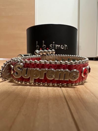 Supreme / B.B. Simon Studded Dog Collar Supreme / B.B. Simon Studded Dog Collar