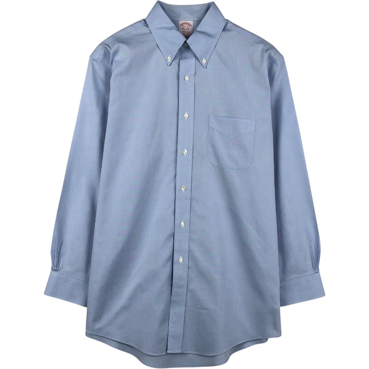 古着 ブルックスブラザーズ Brooks Brothers Madison 長袖 ボタンダウンシャツ メンズL相当/eaa669118