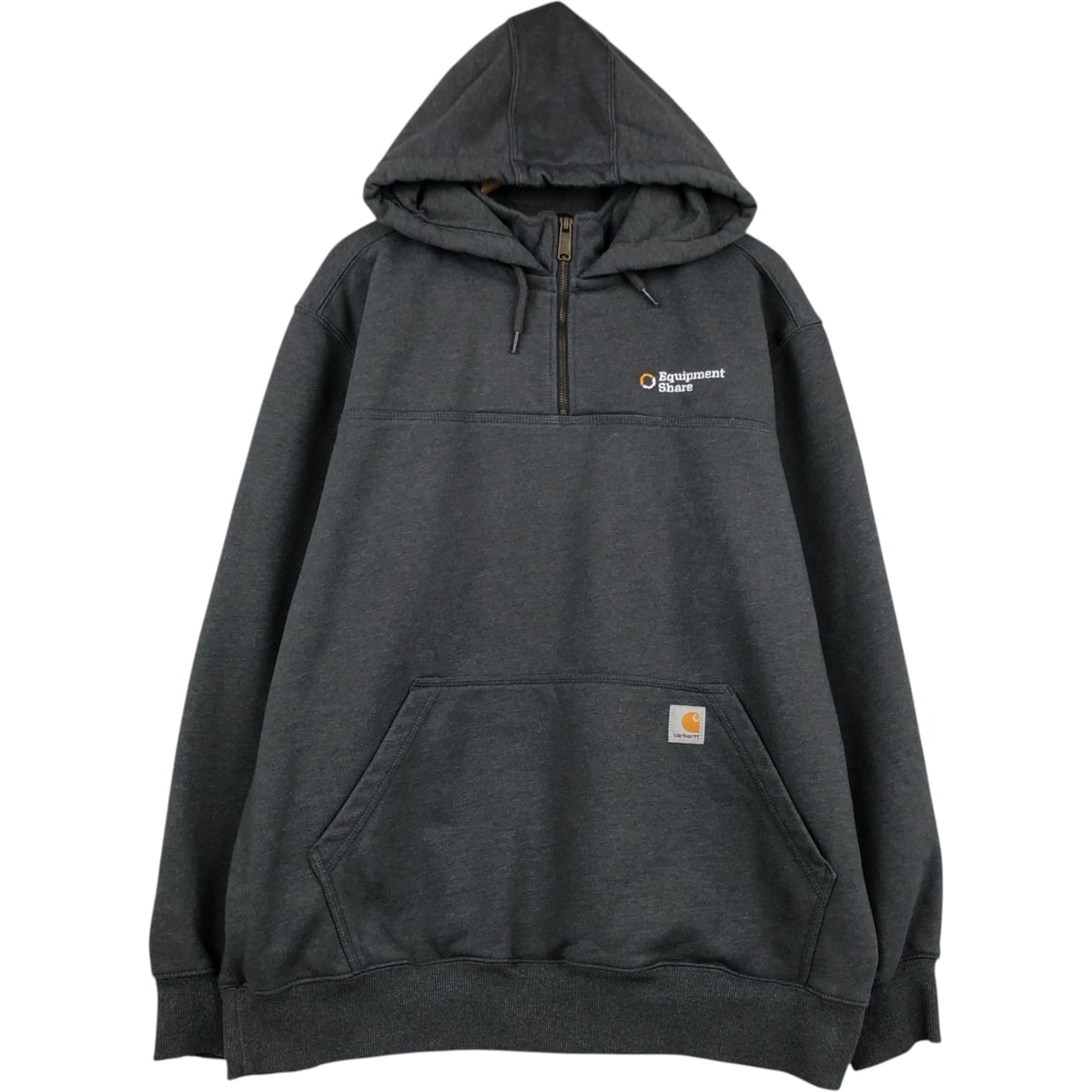 古着 カーハート Carhartt Loose Fit スウェットハーフジップパーカー メンズXL相当/eaa624700