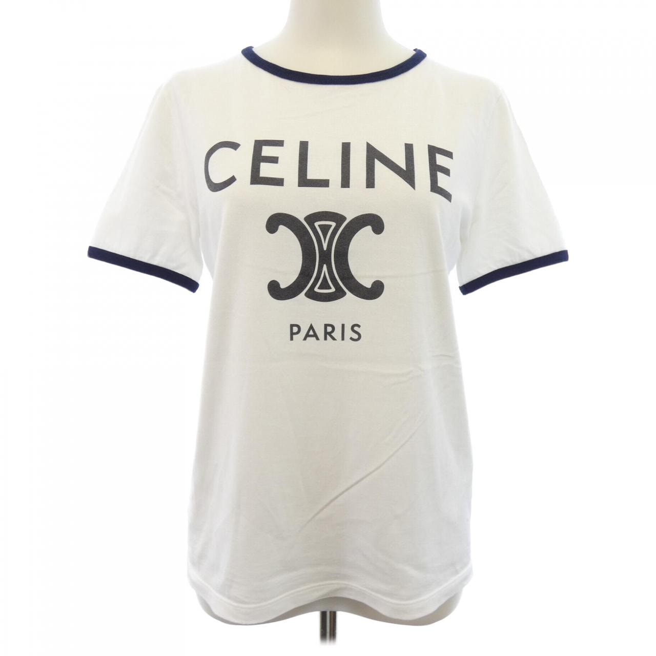 セリーヌ CELINE CELINE PARIS Tシャツ トリオンフ TRIOMPHE 2X872671Q Tシャツ