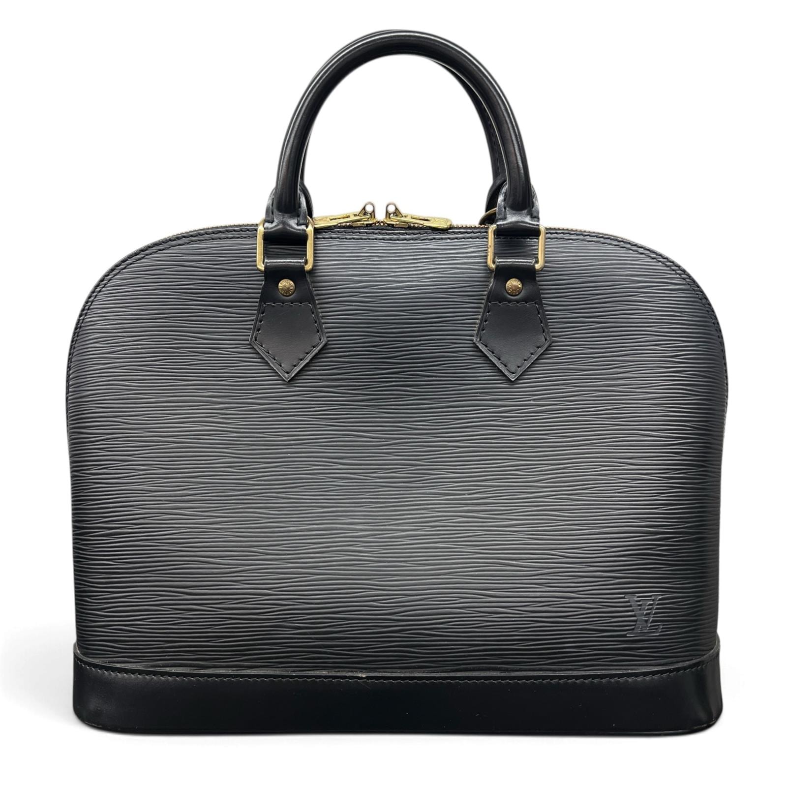 LOUIS VUITTON ルイヴィトン アルマPM エピ ノワール M52142 ハンドバッグ レザー AR1916 ブラック ヴィンテージ LV ヴィトン Bランク 鑑定済 中古 ヴィトンバッグ