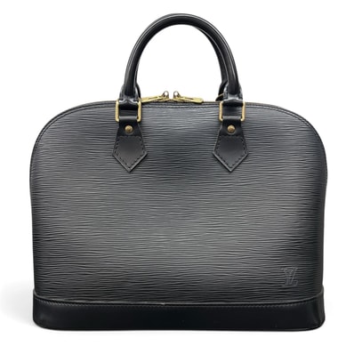LOUIS VUITTON ルイヴィトン アルマPM エピ ノワール M52142 ハンドバッグ レザー AR1916 ブラック ヴィンテージ LV ヴィトン Bランク 鑑定済 中古 ヴィトンバッグ