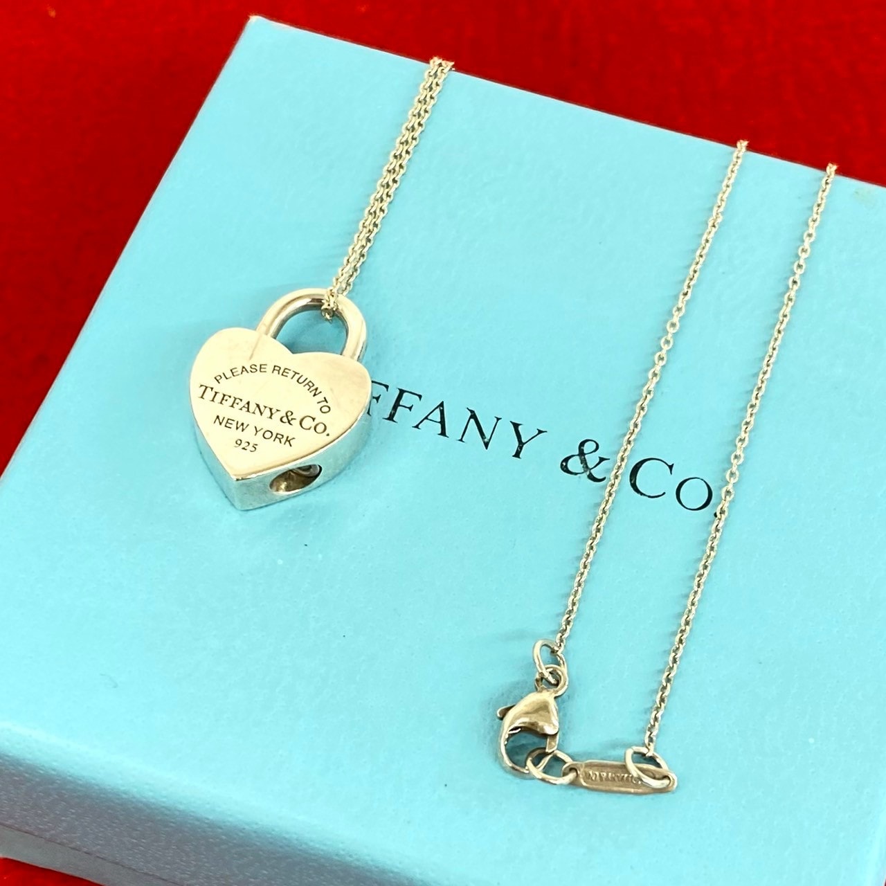 TIFFANY&Co. ティファニー リターントゥ ネックレス シルバー925 ネックレス シルバー
 92604
