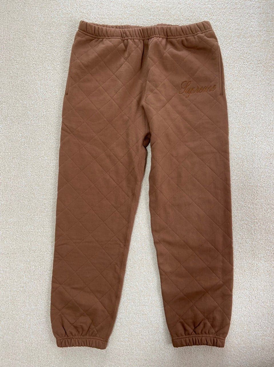 Supreme Quilted Sweatpant "Brown"