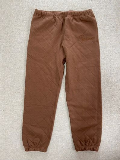 Supreme Quilted Sweatpant "Brown"
