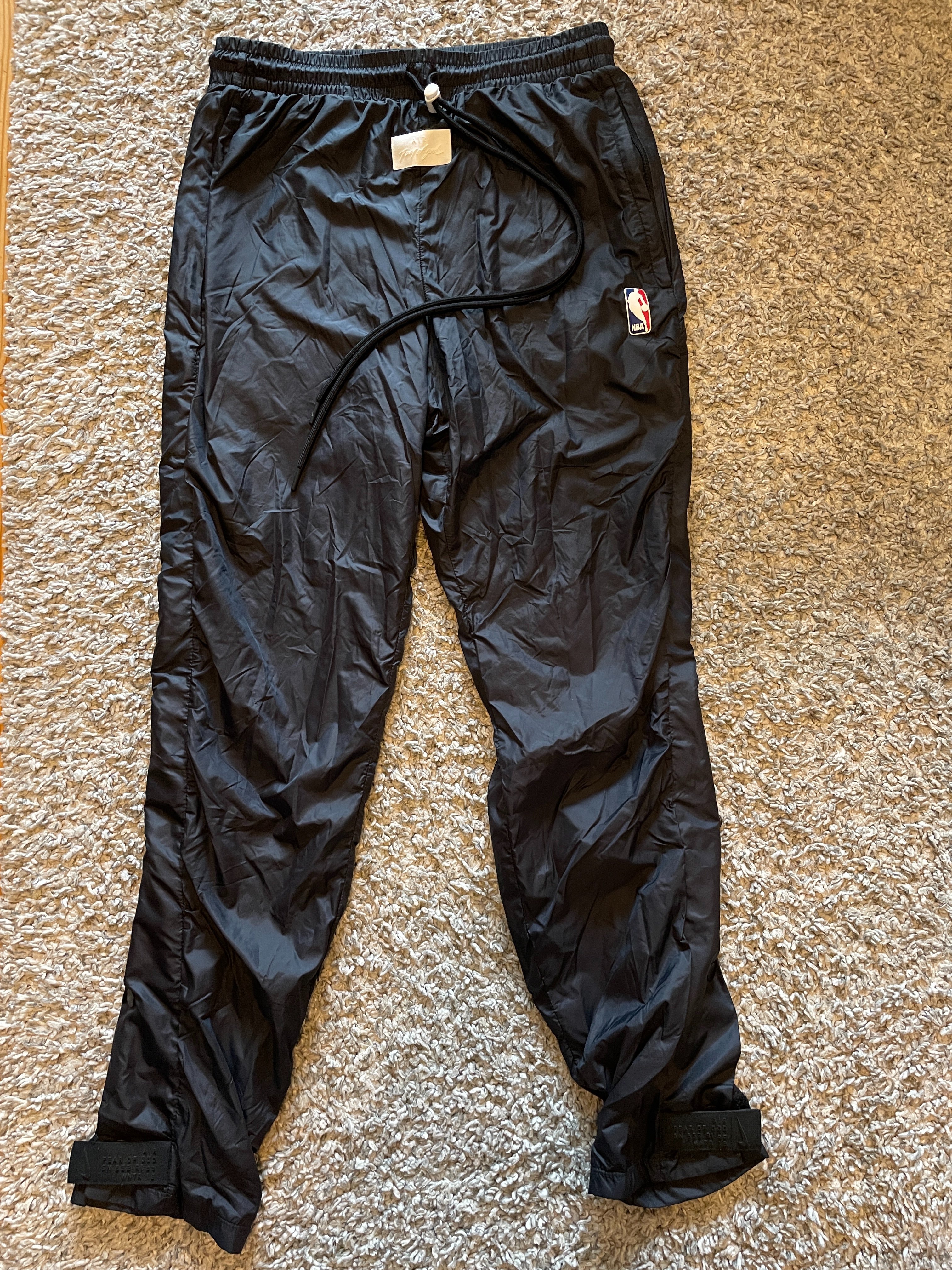FEAR OF GOD / Nike Nylon Warm Up Pants "Off Noir"