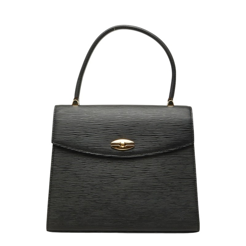 ルイ ヴィトン エピ マルゼルブ ハンドバッグ トップハンドル M52372 ノワール ブラック レザー レディース LOUIS VUITTON 中古